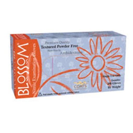 Mexpo International  Gloves Exam Blossom COATS PF Nitrile Latex-Free XS Blue 200/Bx, 10 BX/CA (BM 44895)