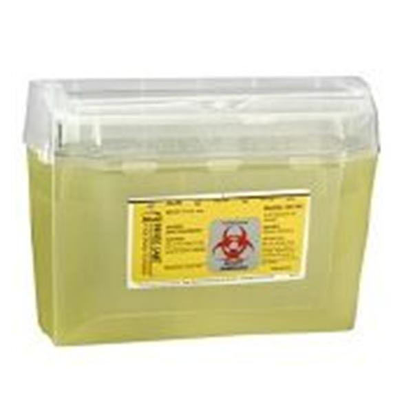 Bemis Healthcare Container Sharps WallSafe 3qt Plastic Translucent Yellow 24/Ca