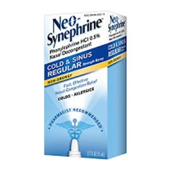 Foundation Consumer Healthcare Neo-Synephrine 0.5% Regular Spray 15mL/Bt