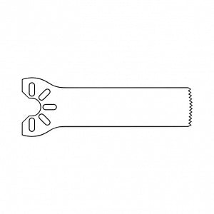 Medline ReNewal Reprocessed Stryker Bits, Burrs & Blades - 2296-3-511 @OSC SB 9MM X 25MM X .38MM - 22963511RH