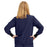 Medline Track Jacket - Self-Piping Track Jacket with Pocket, Navy, Size S - 2541NVYS