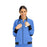 Medline Women's Bomber Jacket - Women's Bomber Jacket with Welt Pocket and Zipper, Ceil, 2X Large - 2543CBLXXL