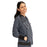 Medline Women's Bomber Jacket - Women's Bomber Jacket with Welt Pocket and Zipper, Charcoal, Small - 2543CHRS