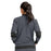 Medline Women's Bomber Jacket - Women's Bomber Jacket with Welt Pocket and Zipper, Charcoal, Small - 2543CHRS