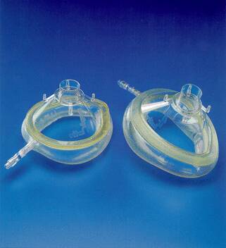 Anesthesia Face Mask, Rigid Dome, No Valve, Infant / Size 2