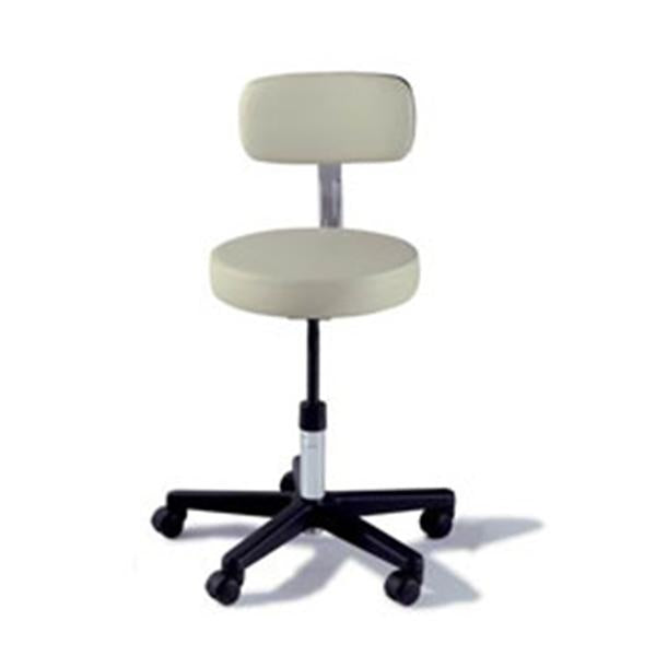 Midmark oration Stool Exam Ritter Value Series DstyBl 5 Lg/Cstr Bckrst Blk BS Ea