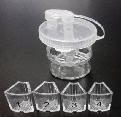 Dynamic Diagnostics Advantage 4Chamber Polyp Trap - Poly Trap, 4 Chamber, Clear - 3200-444