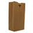 Strauss Paper  Paper Bag5-1/4x3-7/16x10-15/16 #5 Brown 500/Pk 500/Pk