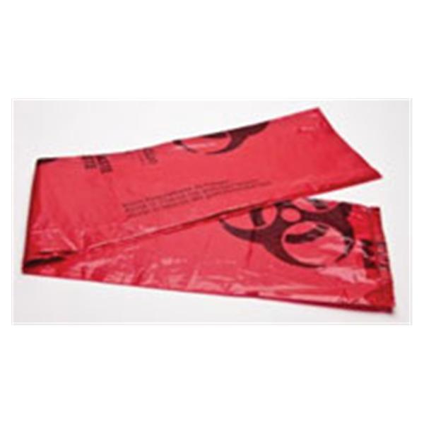 Medegen Medical Products Bag Bhzrd UltTf 24x32 10-15g Twst Tie LDPE Rd/Blk 1.25mil 250/CA