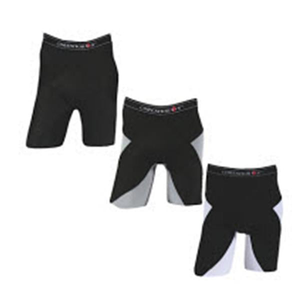 Collins Surgical Shorts Compression Coreshorts Lite Men White/White/Black Sz Sm Ea