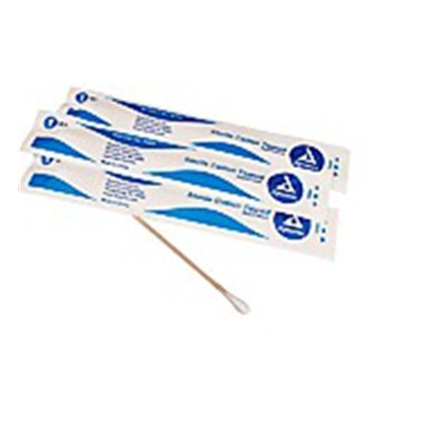 Dynarex oration Applicator Cotton Tip Sterile 6 in Secure Wooden Stem 100/Bx, 10 BX/CA (4304)