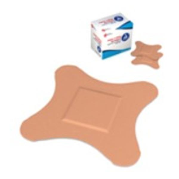 Dynarex oration Bandage Four Wing Fabric 3x3" Flexible Flesh LF 50/Bx, 24 BX/CA (3620)