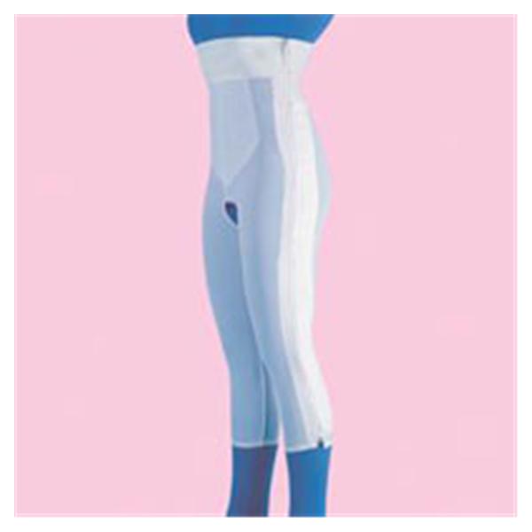 Frank Stubbs  Girdle Compression Below Knee/High Waist Small White Ea