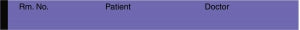 Medline Nursing Chart Labels - Dark Purple 0.5" x 500" Dr. Patient Nursing Chart Label - 272K