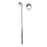 Sklar Instruments Laryngeal Mirror 14mm #1 Handle Chrome Ea
