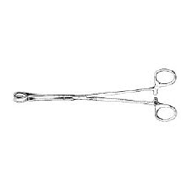 Integra Miltex  Forcep Sponge Foerster 9-3/4" Serrated Curved Ea