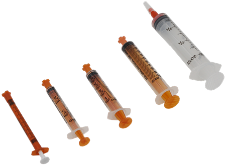 DeRoyal Enteral Feeding Syringes - Enteral Oral Feeding Syringe, 20 cc - 54-5020
