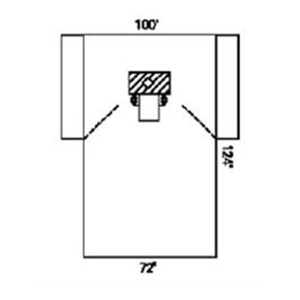 O & M Halyard Drape Thyroid Surgical 5x5 Dmnd Fen 100x72x124 Strl 10/Ca