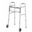 Cardinal Health Allegiance Folding Adjustable Walkers - WALKER, 32-39", 300LB, 5" CSTR, ALUM, DUA - CWAL0008T
