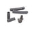Cardinal Health Aluminum Crutches - Crutch Tips, Gray - CACT20027
