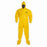 DuPont Tychem 2000 Coveralls - Tychem 2000 Coverall with Hood and Socks / Boots, Yellow, Size 5XL, Bulk Packed - QC122SYL5X001200