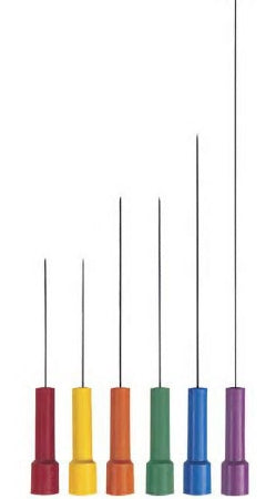 Natus TECA Elite Disposable Monopolar Needles - Disposable Electrode Needle, 26G x 1", Yellow - 902-DMG25-S