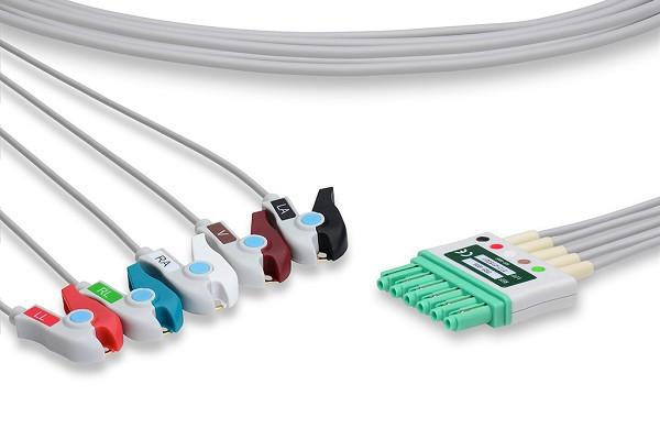 Draeger Medical ECG Cables - CABLE, ECG, 5 LEAD, AHA CONNECTOR - MS16546