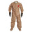 DuPont Tychem 5000 Coveralls with Attached Gloves - COVERALL, S, W / BF, TYCHEM 5000, TAN, MD - C3184TTNMD000600
