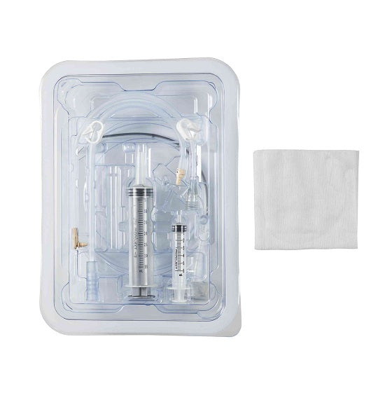 Avanos Medical MIC-KEY Low-Profile Feeding Tube Kits - MIC-KEY Gastrostomy Feeding Tube Kit with Balloon, 14 Fr, 0.8 cm Stoma Length - 0120-14-0.8