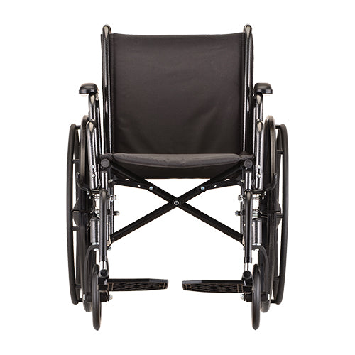 18 Inch Steel Wheelchair Detachable Arms