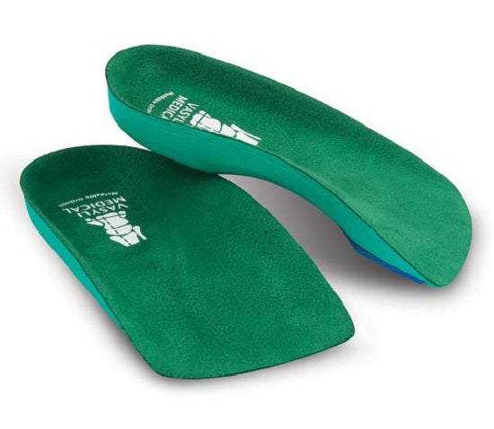 North Coast Medical Vasyli Custom Orthotic Low Density Green - 1 Pair