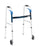 Drive / DeVilbiss Trigger Release Deluxe Folding Walkers - Aluminum Folding Walker with 5" Wheels - 10226-1