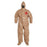 DuPont Tychem 5000 Coveralls with Attached Gloves - Tychem 5000 Coverall with Hood and Socks with Boot Flaps, Tan, Size S, Bulk Packed - C3199TTNSM000600
