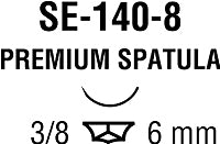 Medtronic USA Black Sofsilk Sutures - Sofsilk Suture, Black, Size 8/0, 12", SE-140-8 Needle - S-2752K