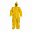 DuPont Tychem 9000 Coveralls - Tychem 9000 Zipper Front Coverall with Hood, Elastic Wrist and Ankle, Storm Flap, Yellow, Size 5XL, Berry Compliant - BR127TYL5X0002BN