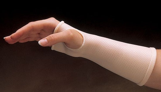 North Coast Medical Gauntlet Immobilization Precut Splint Prism Micro Perforated 13%, 1/12" 2.0mm