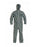 DuPont Tychem 6000 Coveralls - Tychem 6000FR Zipper Front Coverall with Hood, Elastic Wrist and Ankle, Storm Flap, Gray, Size 5XL, , NFPA 1992 and 2112, Berry Compliant - TP198TGY5X0002BN