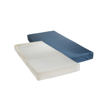 Drive DeVilbiss Pressure Reduction Support Mattress - Therapeutic Pressure Reduction Mattress, Multi-layer Foam, 80" x 35" x 6" - 15019
