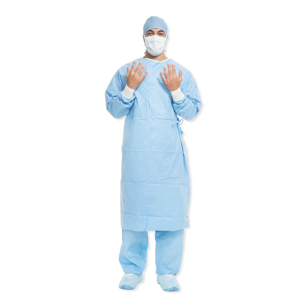 Halyard Health Aero Blue Performance Surgical Gowns - Aero Blue Performance Surgical Gown, Size L, Extra-Long, Nonsterile - 41725NS