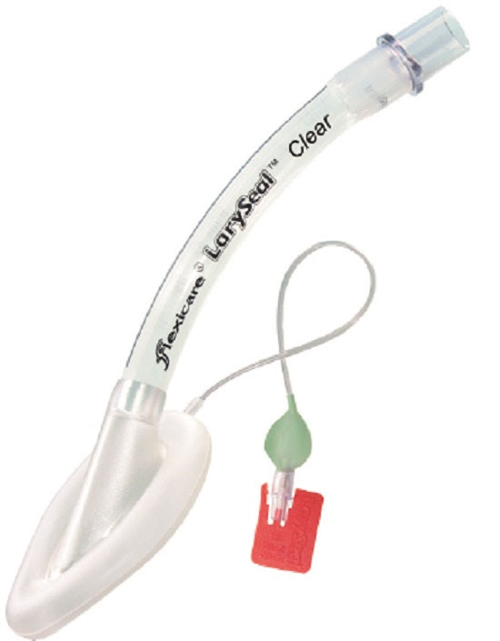 Flexicare LarySeal Clear Laryngeal Mask Airways - LarySeal Laryngeal Mask Airway, Disposable, PVC, Clear, Size 1 - 329-038-94-310UE