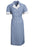 Vf Workwear-Div / Vf Imagewear (W) Lapel Dresses - Double-Breasted 75 Poly/25 Cotton Scrub Dress, Hunter Green, Size 2XL - 9S01HU2XL
