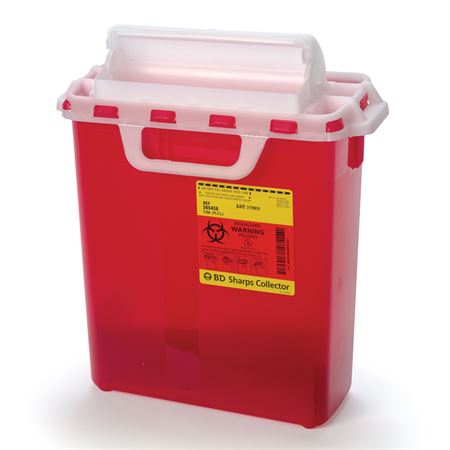 3 Gallon BD Sharps Basket 3 Gallon BD Sharps Basket - 13.5"W x 5"D x 15.75"H