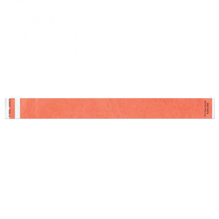 Short Stay Write-On Tyvek Wristband Adhesive Closure 1000/Box