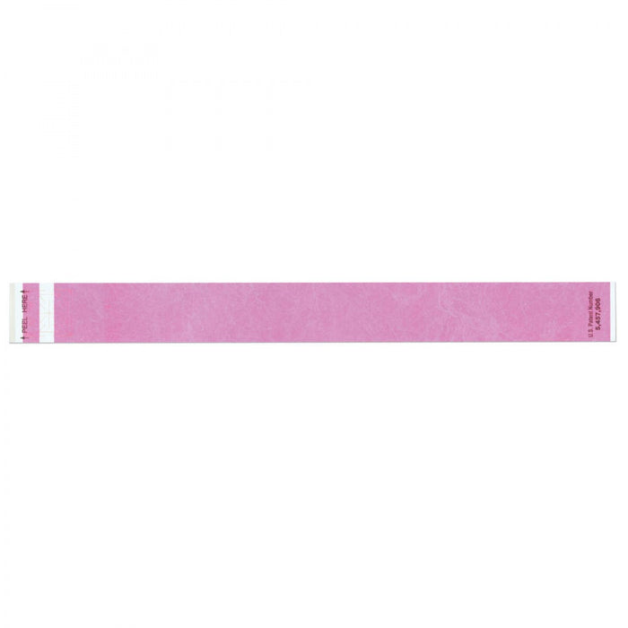 Short Stay Write-On Tyvek Wristband Adhesive Closure 1000/Box