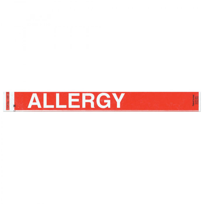 Short Stay Tabless Adult Alert Bands Adhesive Closure 1000/Box