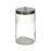 DMS Holdings Jar Sundry 7x4" Clear Glass Ea
