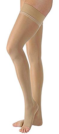 Bsn Medical Ultrasheer Open Toe Thigh 15-20 mmHg Compression Stocking Dot Band