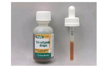 Major-Rugby Pharmaceuticals Drops Tri-Vitamin Drops Bottle 50mL/Bt