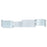 Speedi-Print Imprinter Wristband Vinyl X 9-1/4" L X 1" H (Adult) 6 -1/2" L X 3/4" H (Infant) White - 400 Per Box