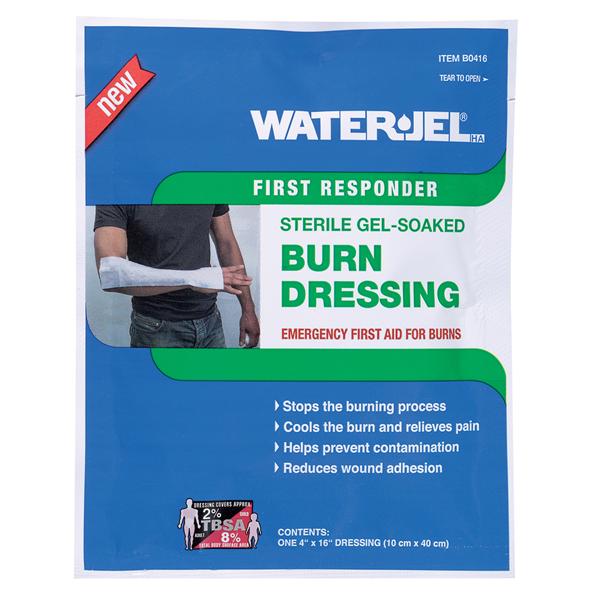 Waterjel Technologies Dressing Burn Water-Jel Gel 4x16" Sterile Ea
